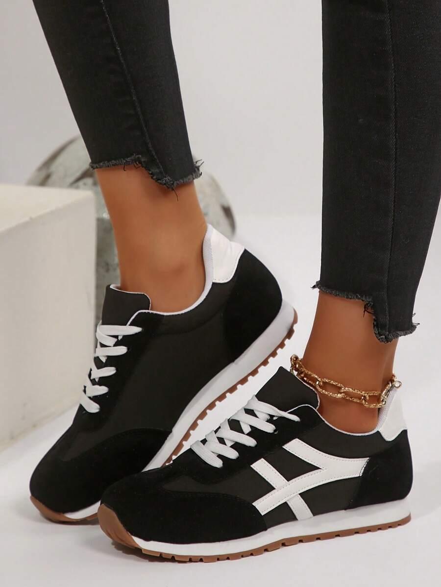 SHEIN CZARNE BUTY SPORTOWE S06__38