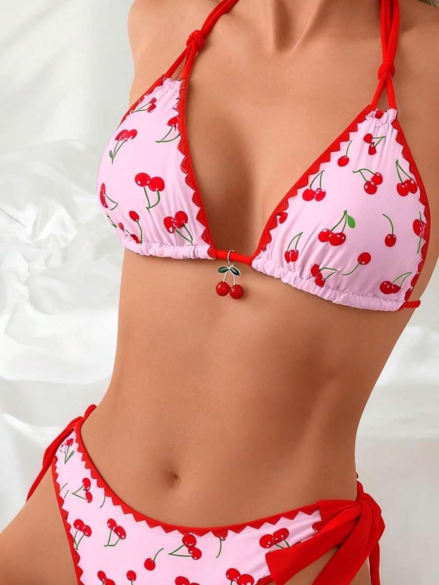 SHEIN DWUCZĘŚCIOWY STRÓJ KĄPIELOWY WZÓR S09__XS