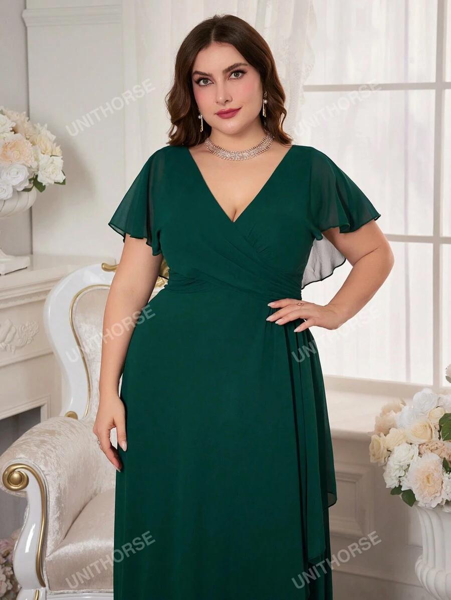 SHEIN ZIELONA MAXI SUKIENKA S06__48