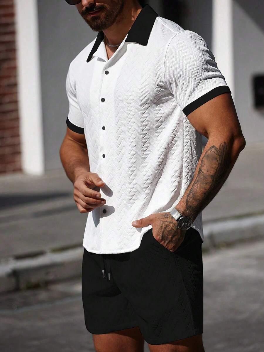 SHEIN CZARNE KRÓTKIE SPODENKI S09__5XL