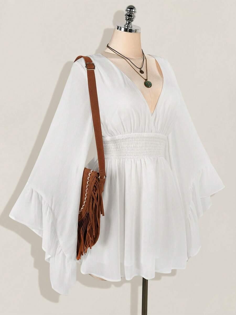 SHEIN BIAŁA MINI SUKIENKA S06__50