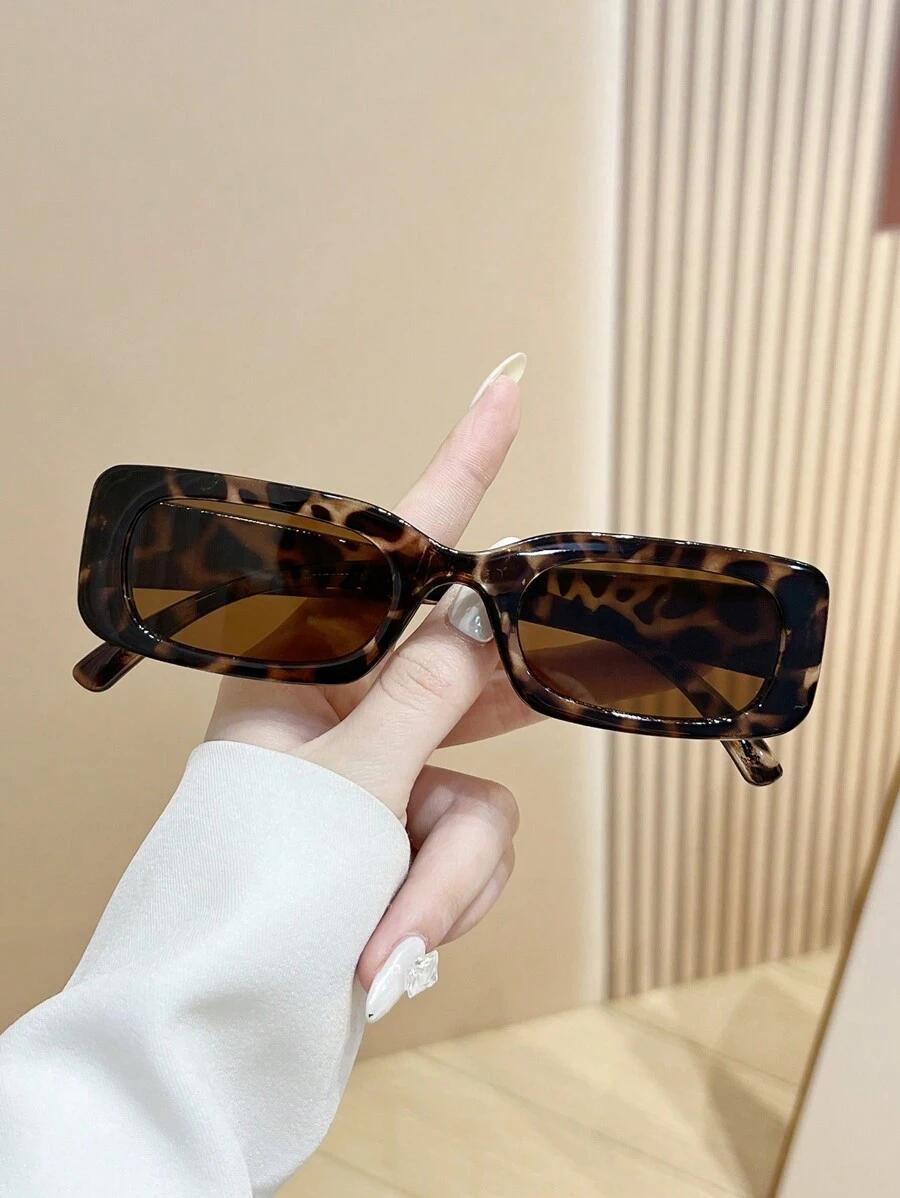 SHEIN OKULARY PRZECIWSŁONECZNE ANIMAL PRINT S07__