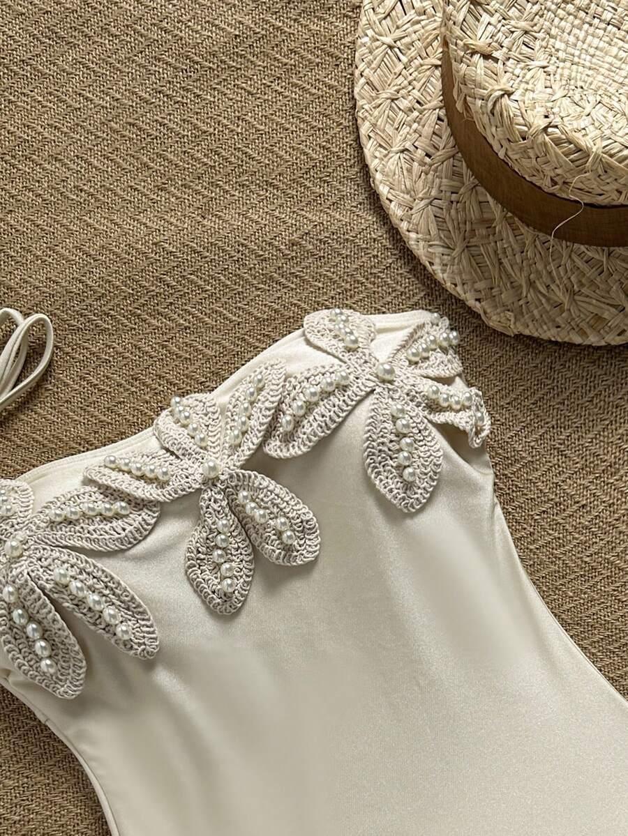 SHEIN JEDNOCZĘŚCIOWY STRÓJ KĄPIELOWY S09__S