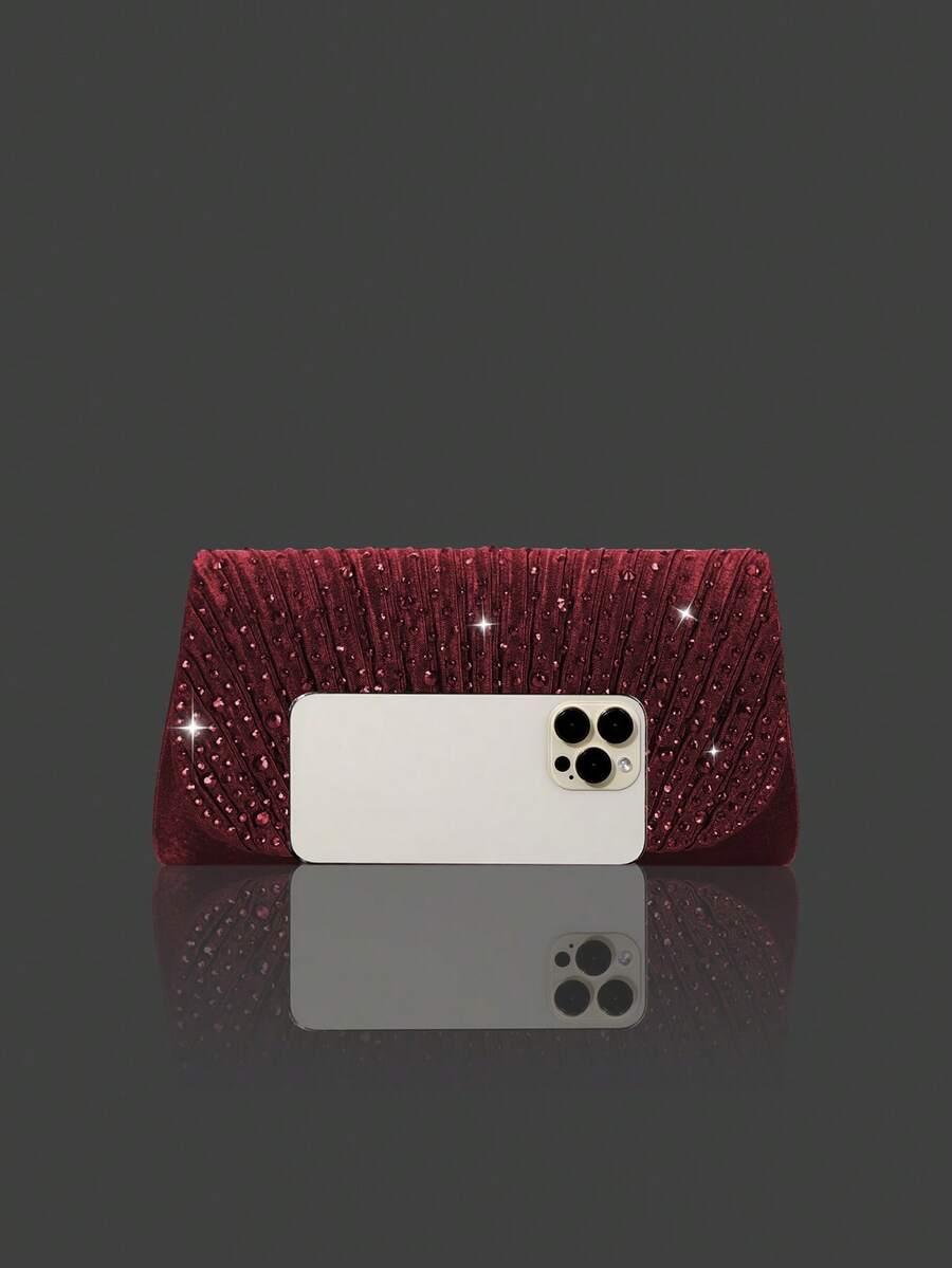 SHEIN ZESTAW TOREBKA KOPERTÓWKA NASZYJNIK KOLCZYKI S07__20,3X5X9,6CM