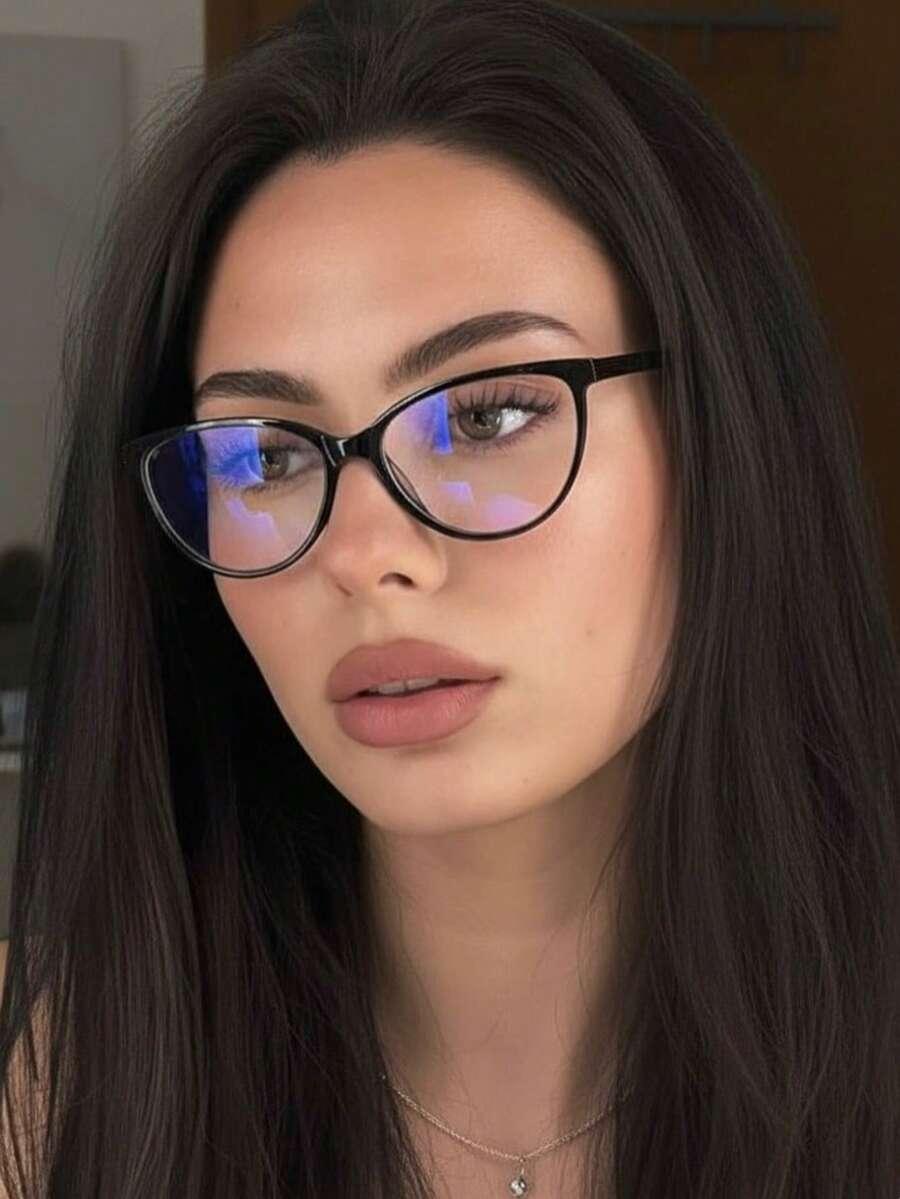 SHEIN CZARNE OKULARY ZERÓWKI S07