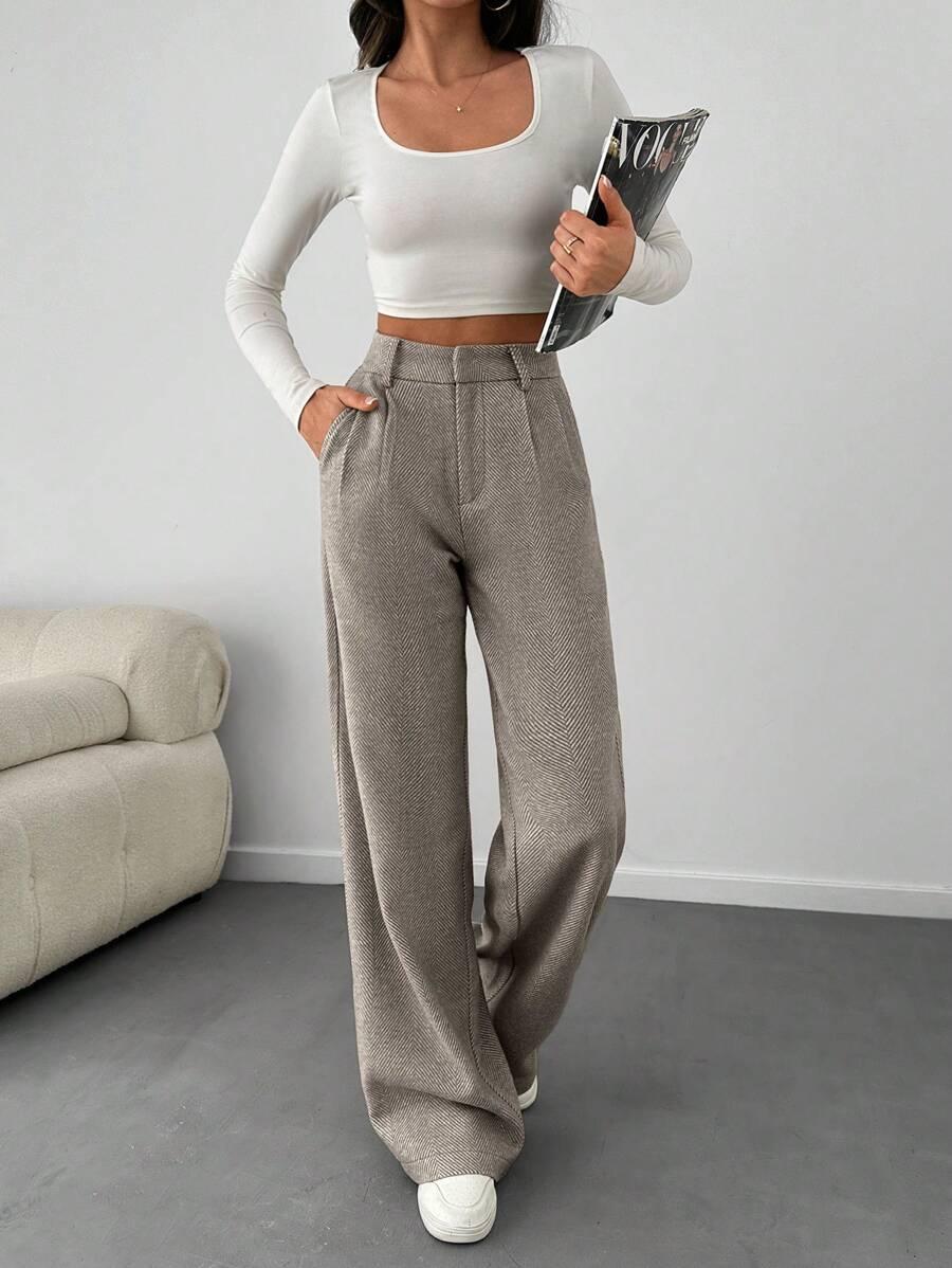 SHEIN SPODNIE WYSOKI STAN S06__XL