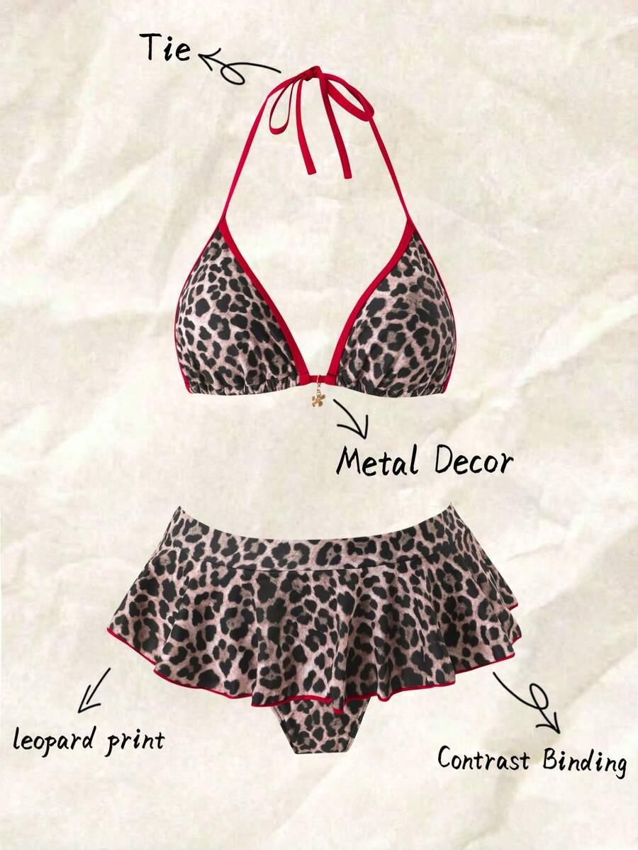 SWIM MOD DWUCZĘŚCIOWY STRÓJ KĄPIELOWY ANIMAL PRINT S09__M