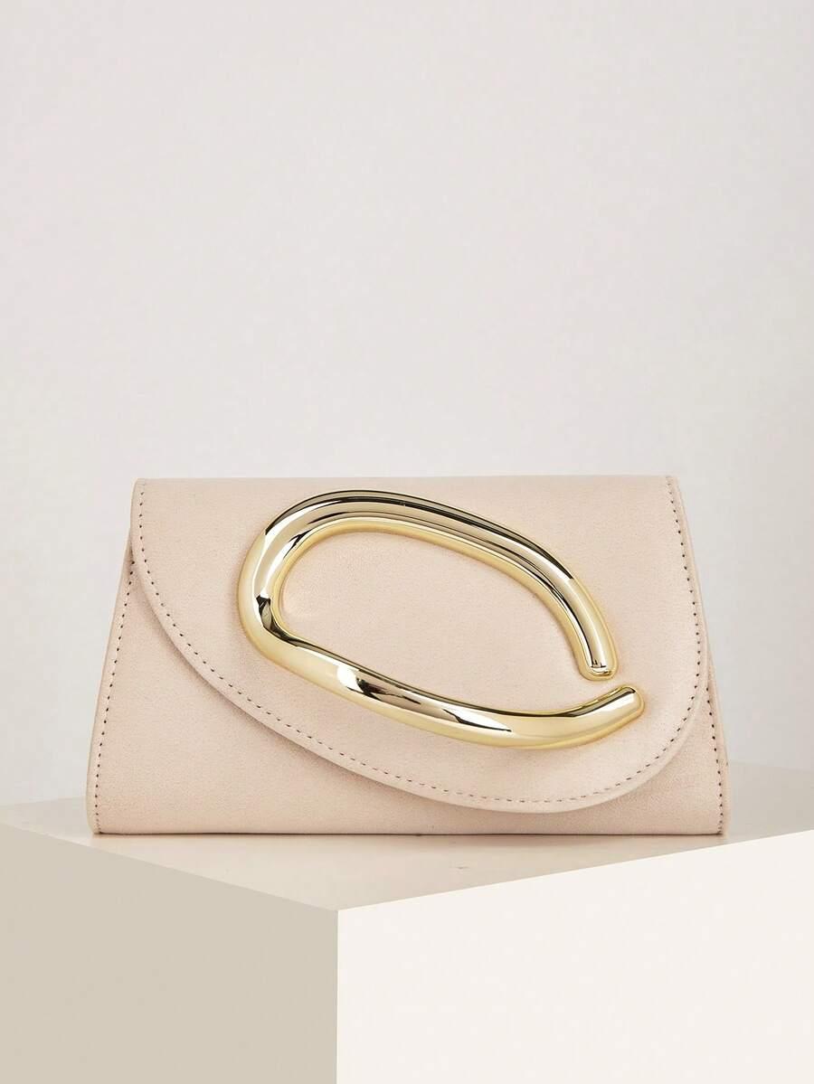 SHEIN BEŻOWA TOREBKA KOPERTÓWKA S07__23X13
