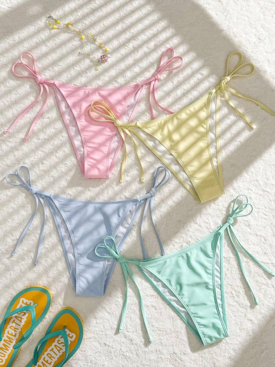 SWIM VCAY DÓŁ OD BIKINI WIĄZANIE 4 PACK S09__L