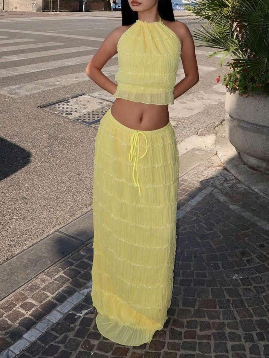 SHEIN TOP SPÓDNICA KOMPLET S06__S