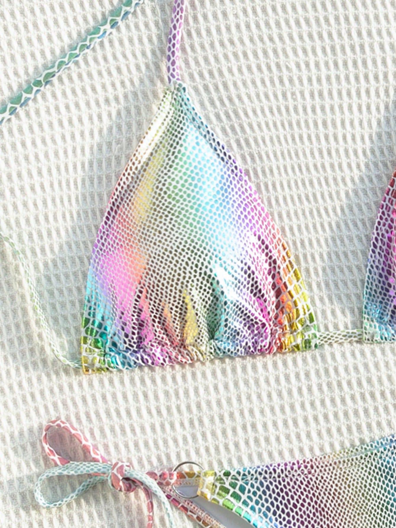 SHEIN DWUCZĘŚCIOWY STRÓJ KĄPIELOWY S09__XXS