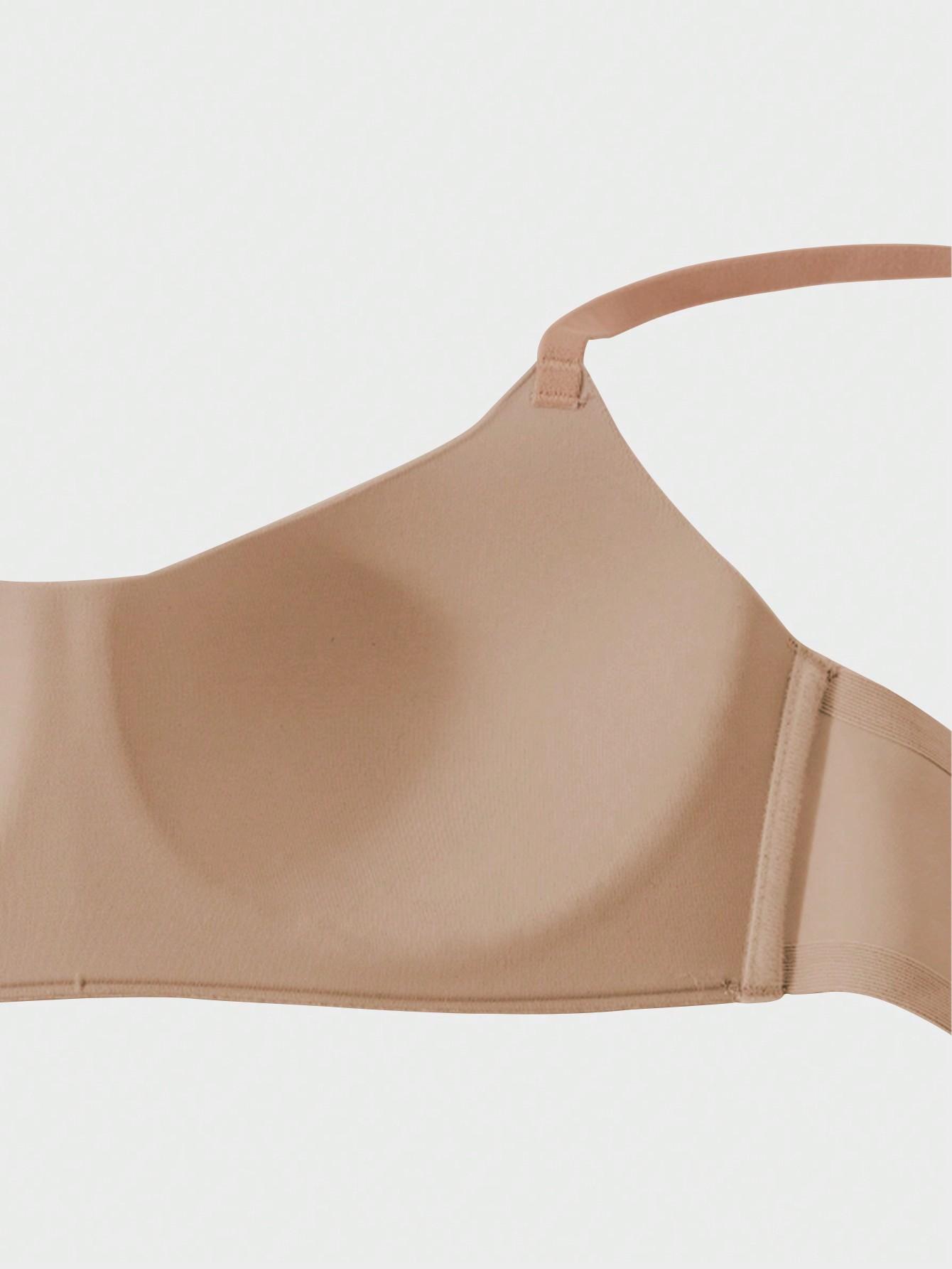 SHEIN BEŻOWY BIUSTONOSZ BASIC S09__L