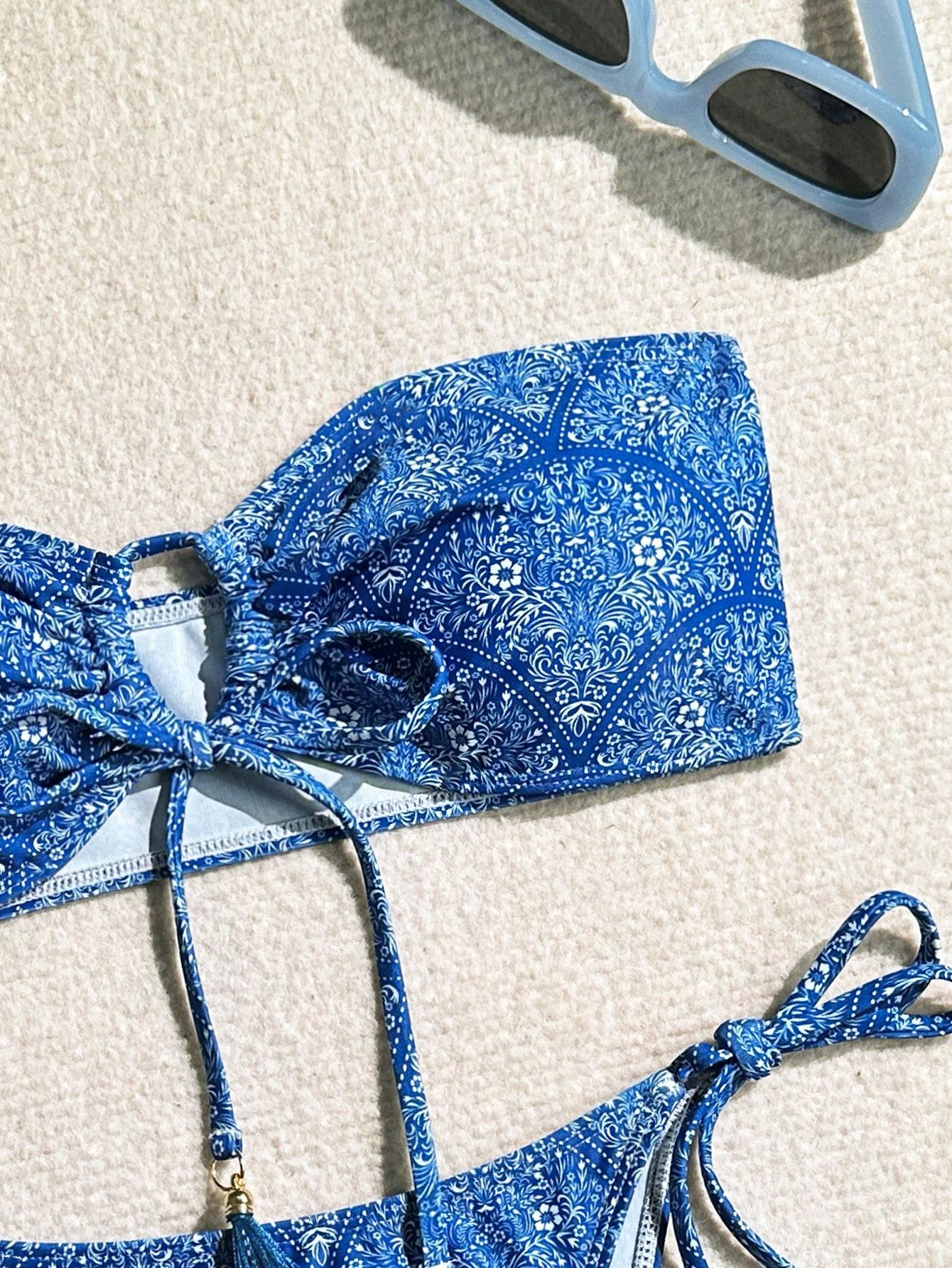 SHEIN GÓRA OD BIKINI WZÓR S09__XS