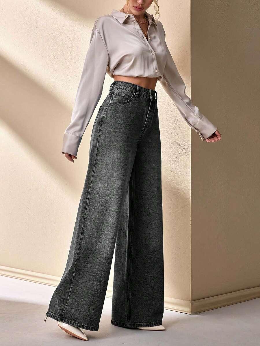 CLARA VERO SPODNIE JEANS WYSOKI STAN S06__L