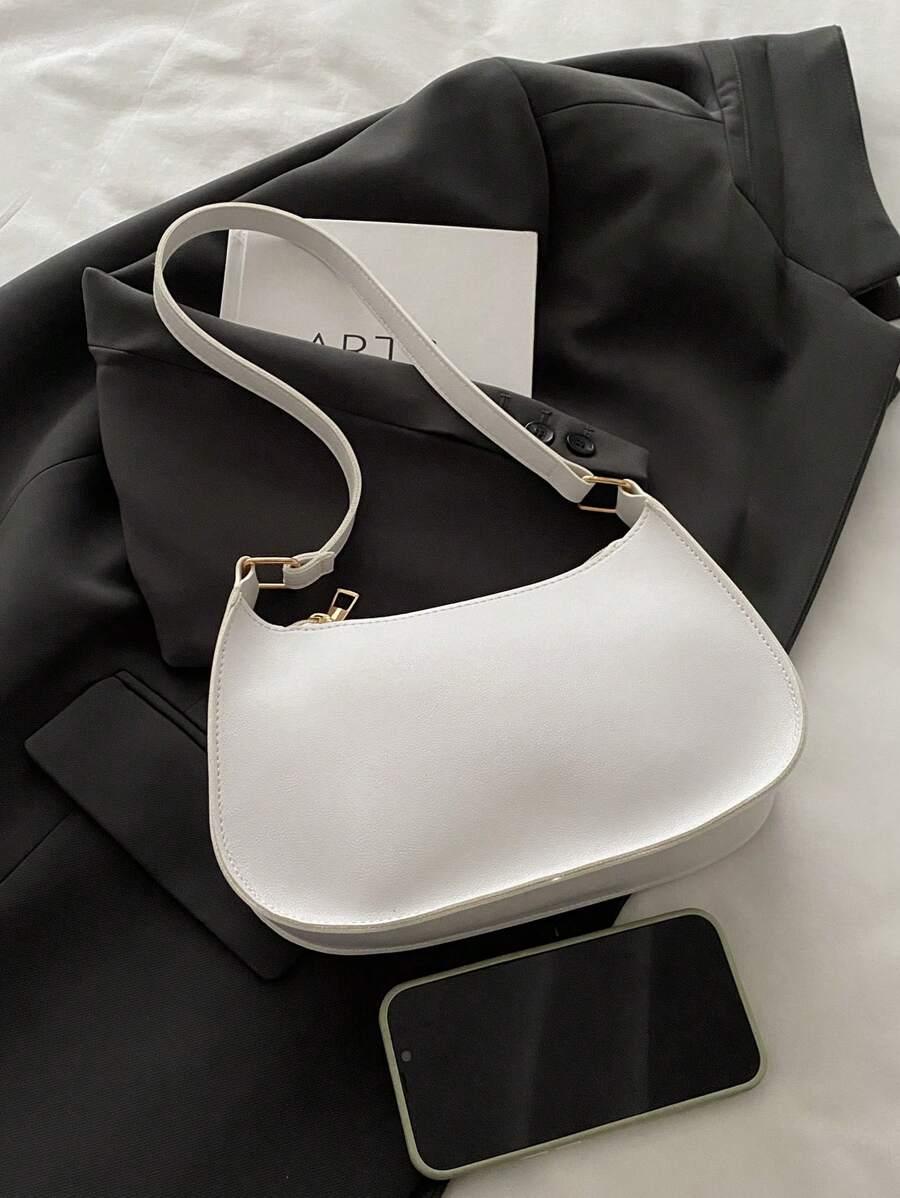 SHEIN BIAŁA TOREBKA IMITACJA SKÓRY S07__24,5X7,5X15CM