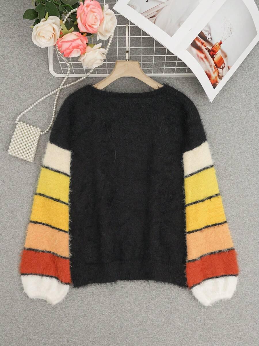 SHEIN SWETER DŁUGI RĘKAW S06__L