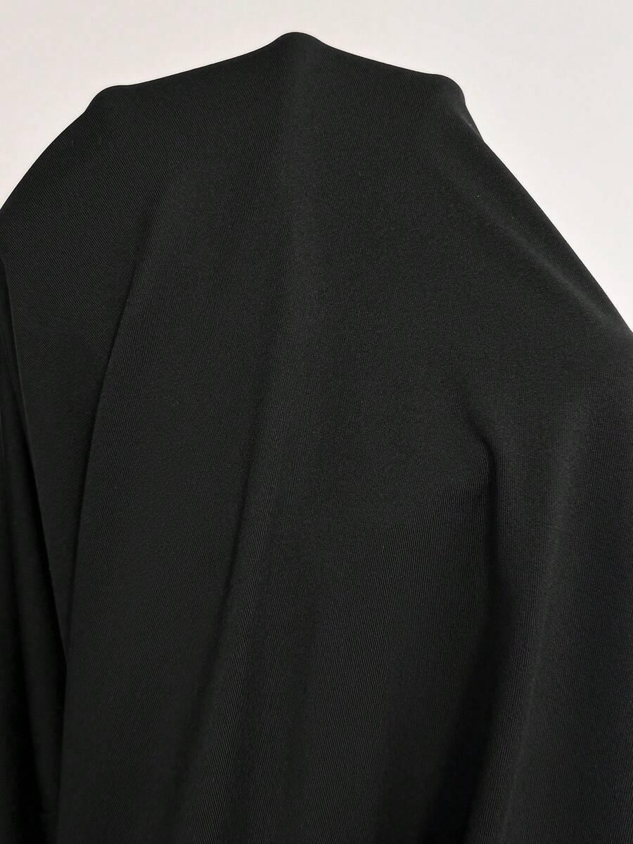 SHEIN CZARNA CIĄŻOWA MAXI SUKIENKA S06__XXL