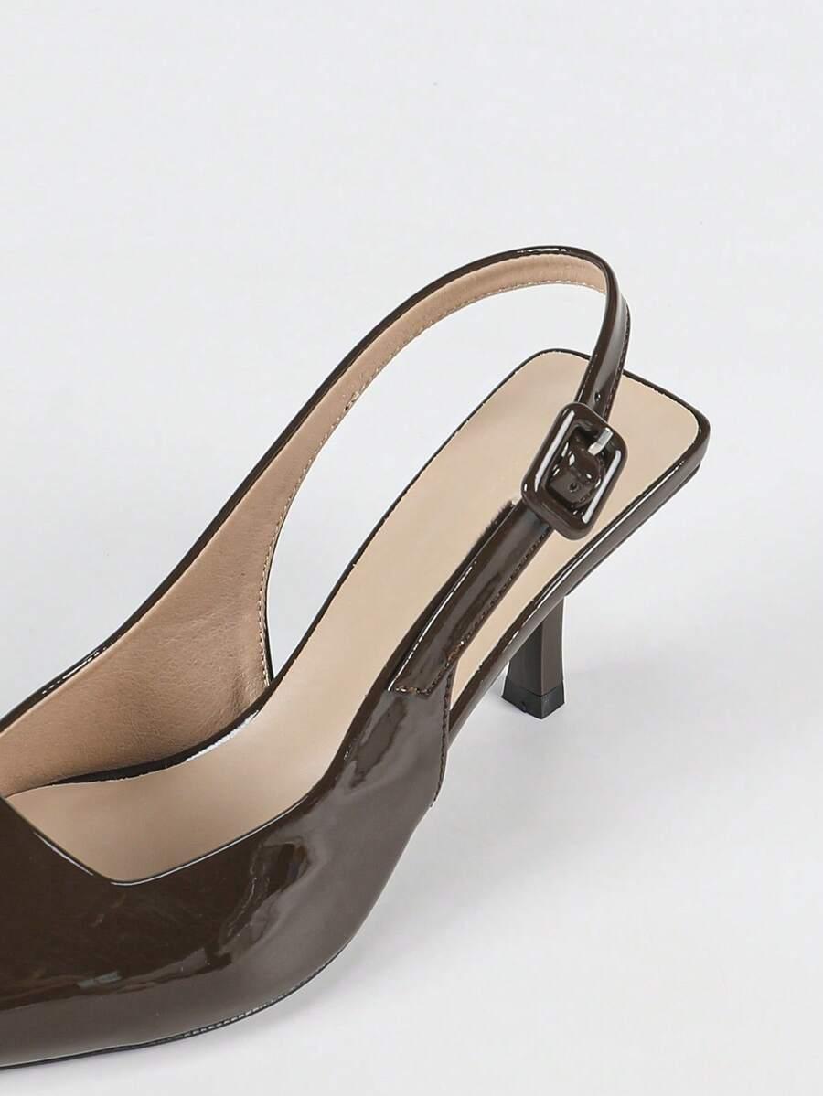SHEIN BRĄZOWE CZÓŁENKA SZPIC S06__39,5