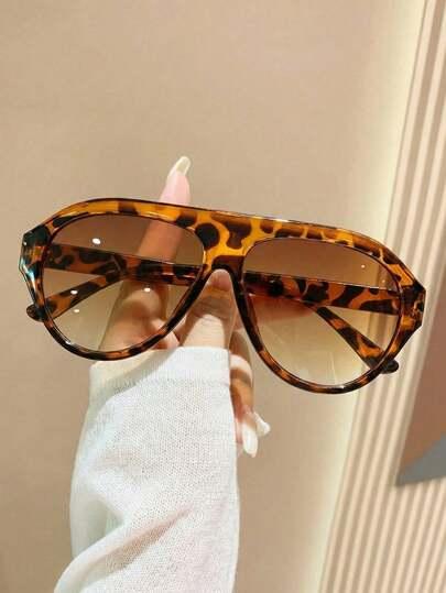 SHEIN OKULARY PRZECIWSŁONECZNE ANIMAL PRINT S07