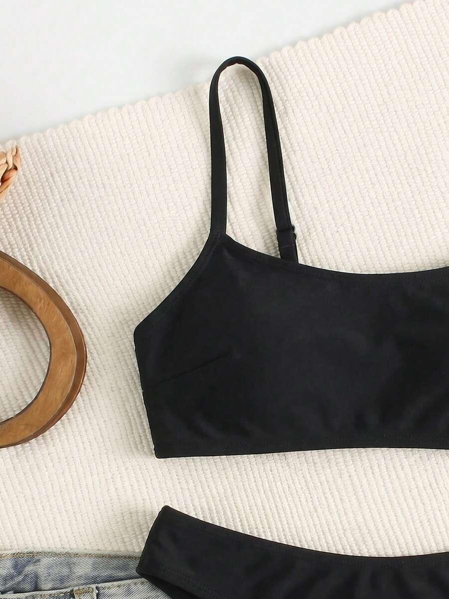 SHEIN DWUCZĘŚCIOWY STRÓJ KĄPIELOWY S09__M