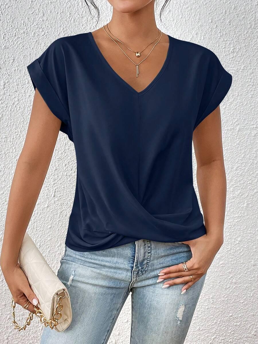 SHEIN BLUZKA KRÓTKI RĘKAW S06__M