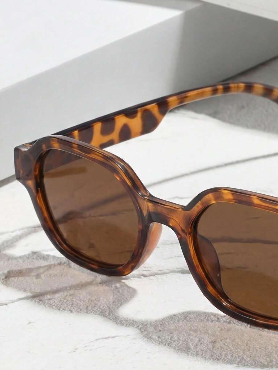 SHEIN OKULARY PRZECIWSŁONECZNE ANIMAL PRINT S07