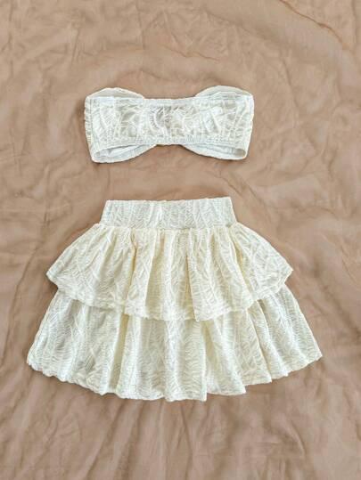 SHEIN TOP SPÓDNICA KOMPLET S06__M