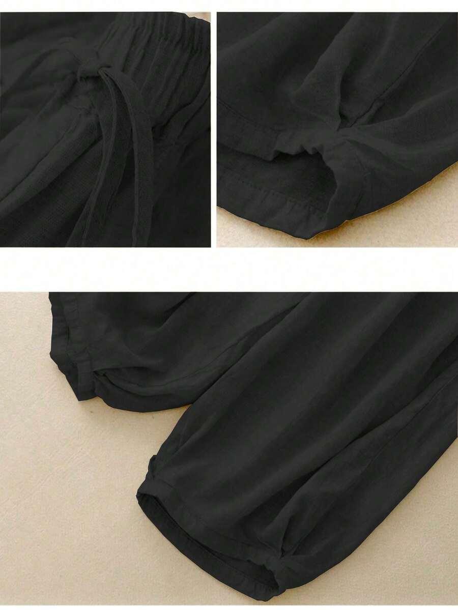 SHEIN CZARNE SPODNIE CASUAL S06__50