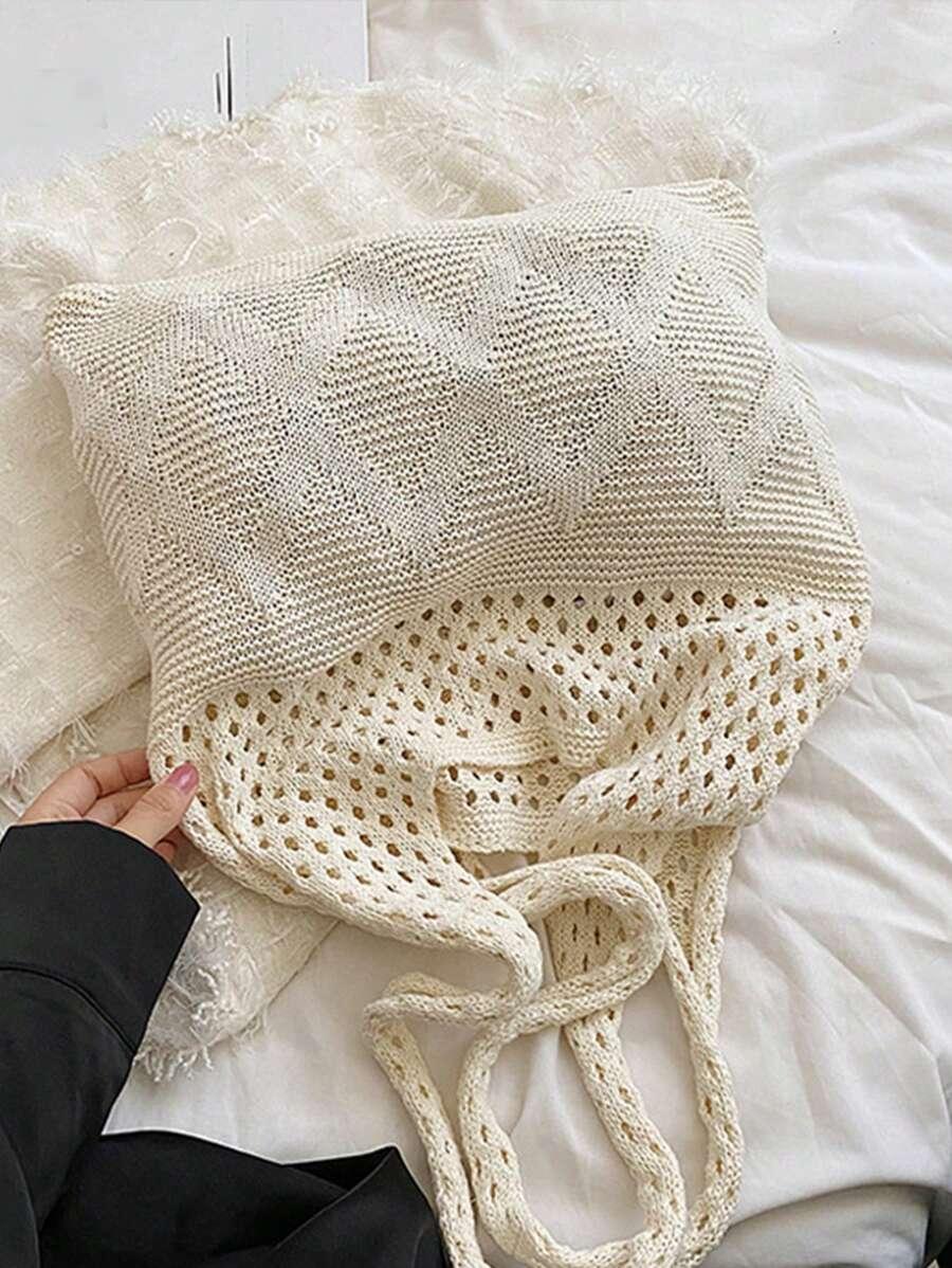 SHEIN TORBA SZYDEŁKOWANA NA RAMIĘ S07__30X40CM