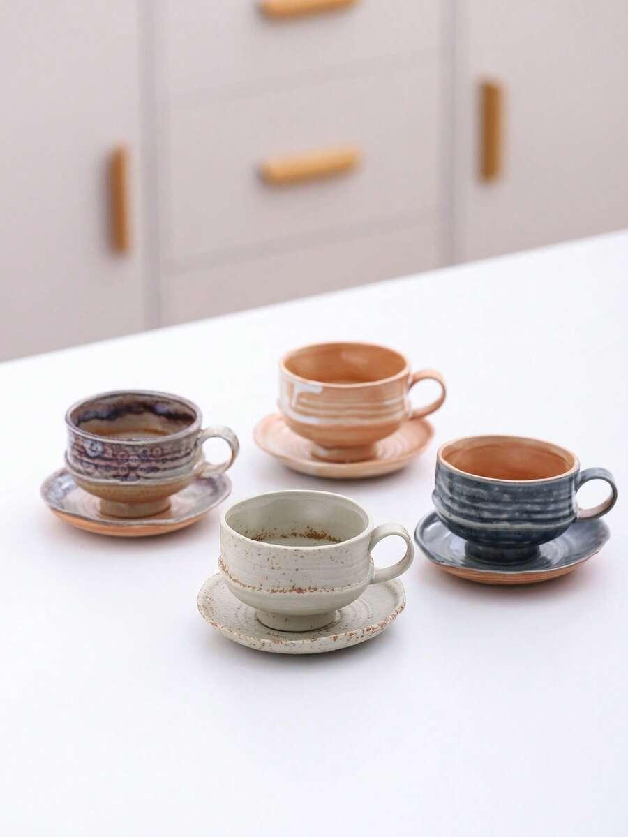SHEIN FILIŻANKA Z TALERZYKIEM S07__11X6CM