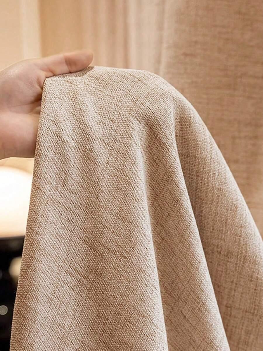 SHEIN BEŻOWA FIRANKA 1SZT S07__132X213CM