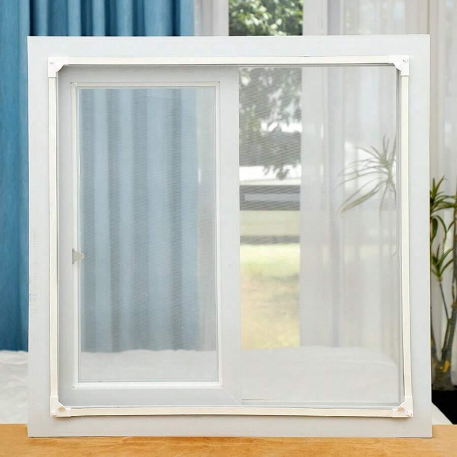 SHEIN BIAŁA MOSKITIERA NA OKNO S07__65X125CM