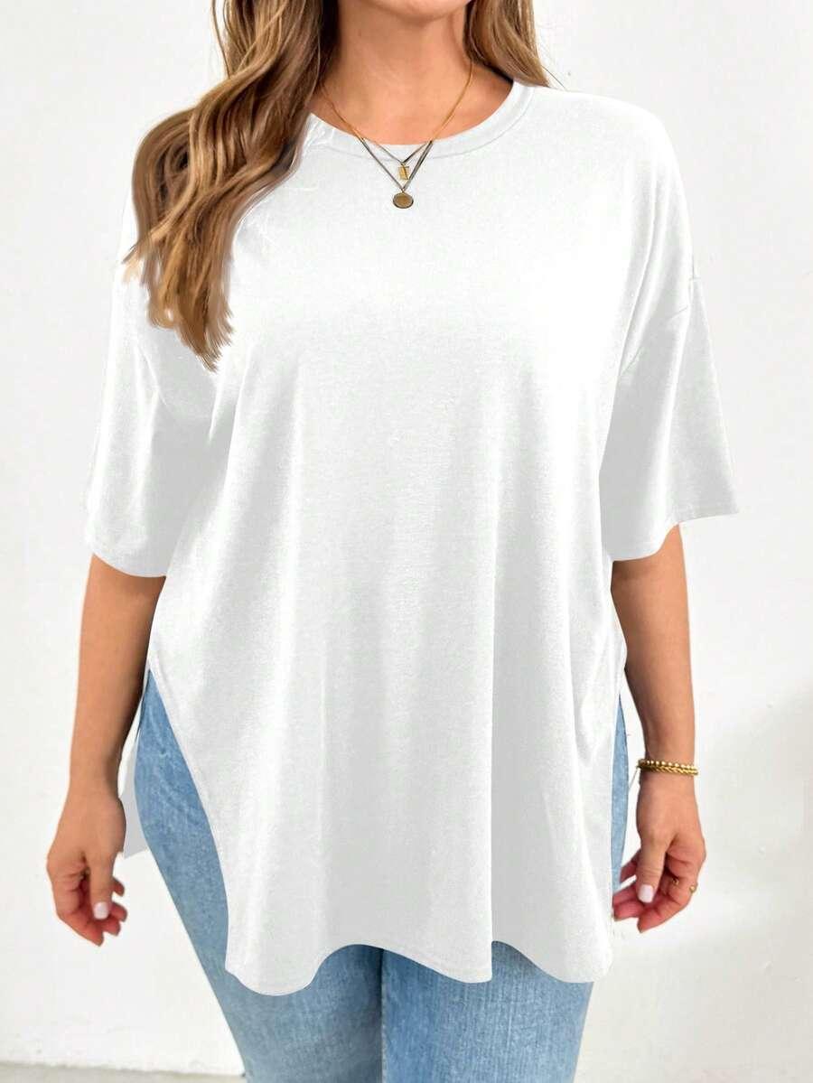 SHEIN BIAŁA BLUZKA OVERSIZE S06__48