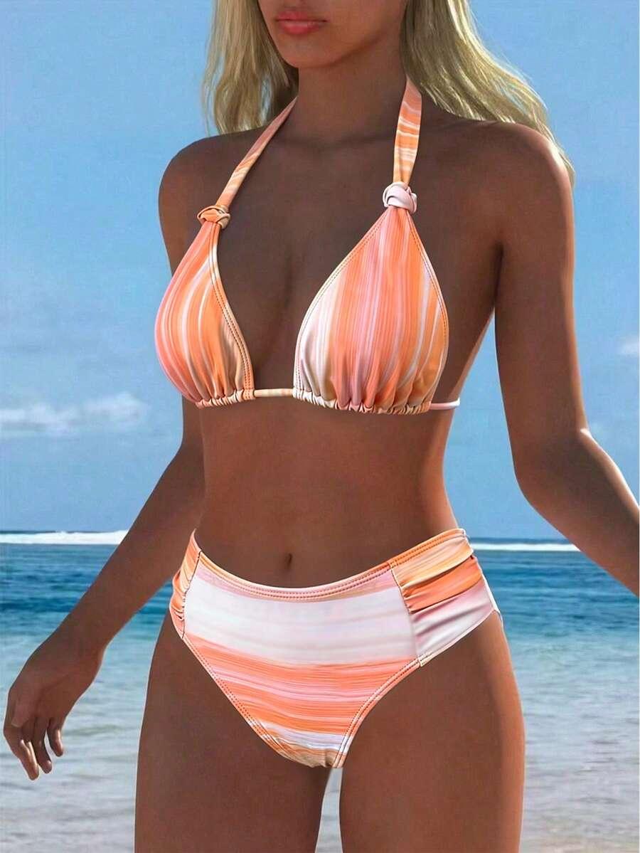 SHEIN DWUCZĘŚCIOWY STRÓJ KĄPIELOWY S09__M