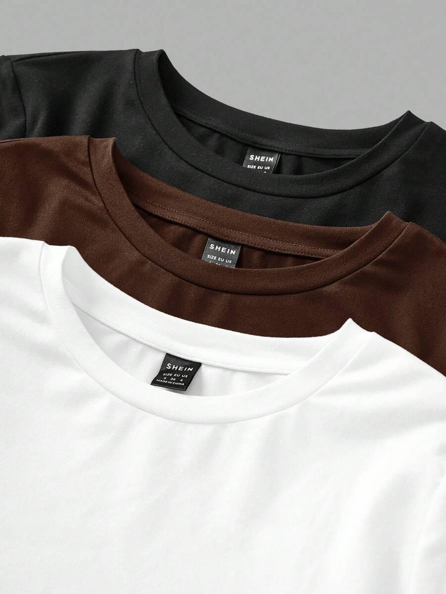 SHEIN BLUZKA DŁUGI RĘKAW 3-PACK PK01__50