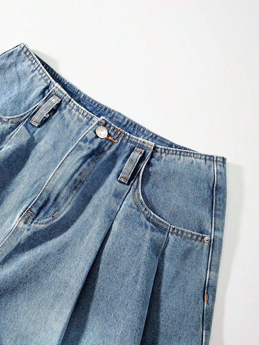 SHEIN SPODENKI JEANS CASUAL S06__L