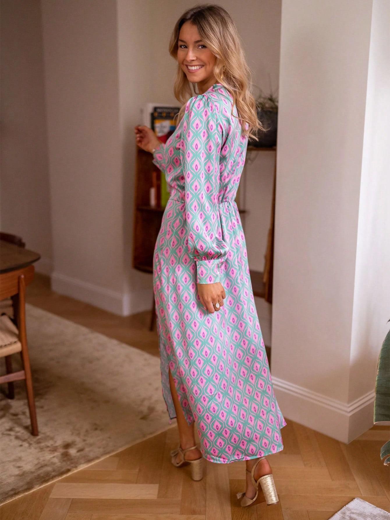SHEIN MAXI SUKIENKA WZÓR S06__S