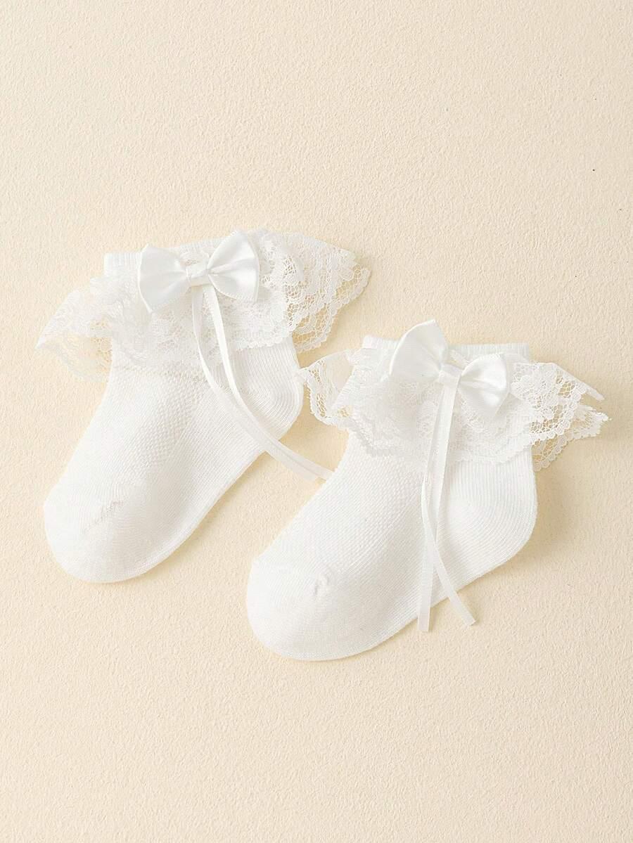 SHEIN BIAŁE SKARPETKI 4-PACK S06__68-80