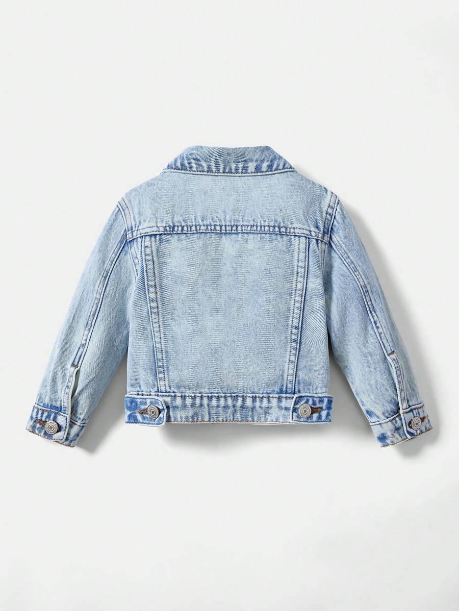 SHEIN NIEBIESKA KURTKA JEANSOWA