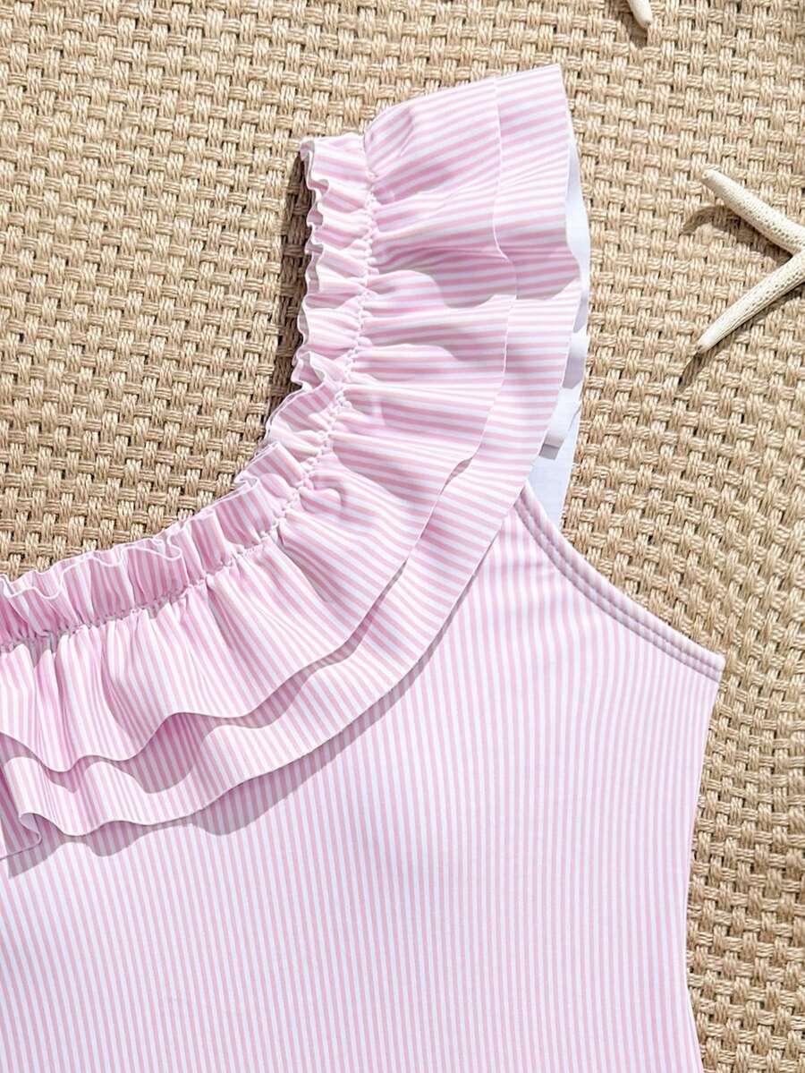 SHEIN JEDNOCZĘŚCIOWY STRÓJ KĄPIELOWY S09__140-146
