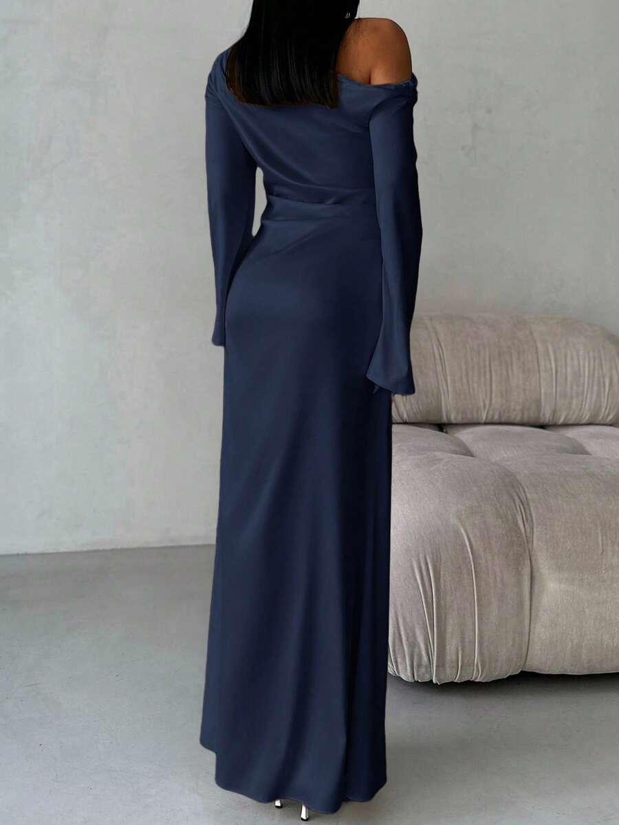 SHEIN SUKIENKA Z DŁUGIM RĘKAWEM S06__M
