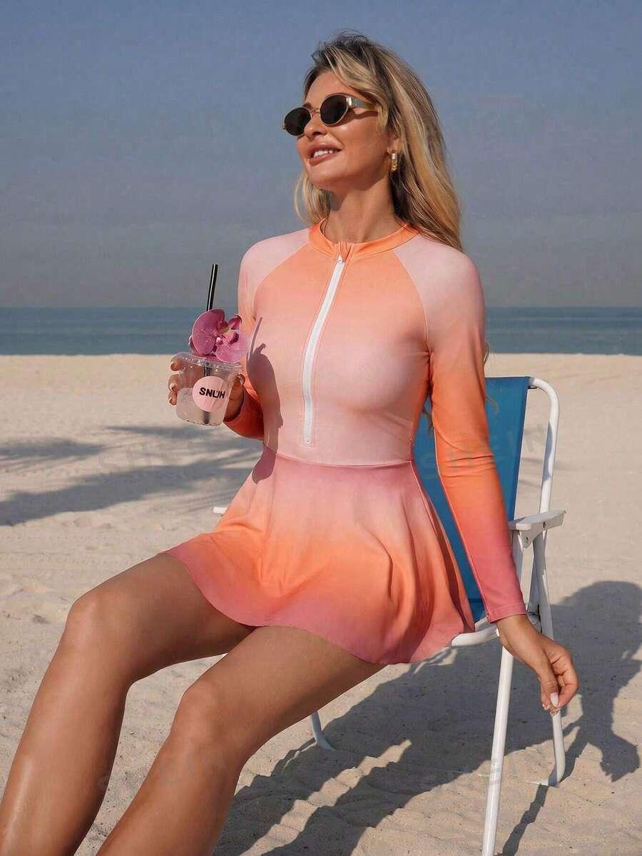 SHEIN JEDNOCZĘŚCIOWY STRÓJ KĄPIELOWY S09__L