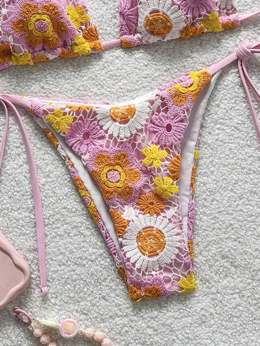 SHEIN DWUCZĘŚCIOWY STRÓJ KĄPIELOWY S09__M