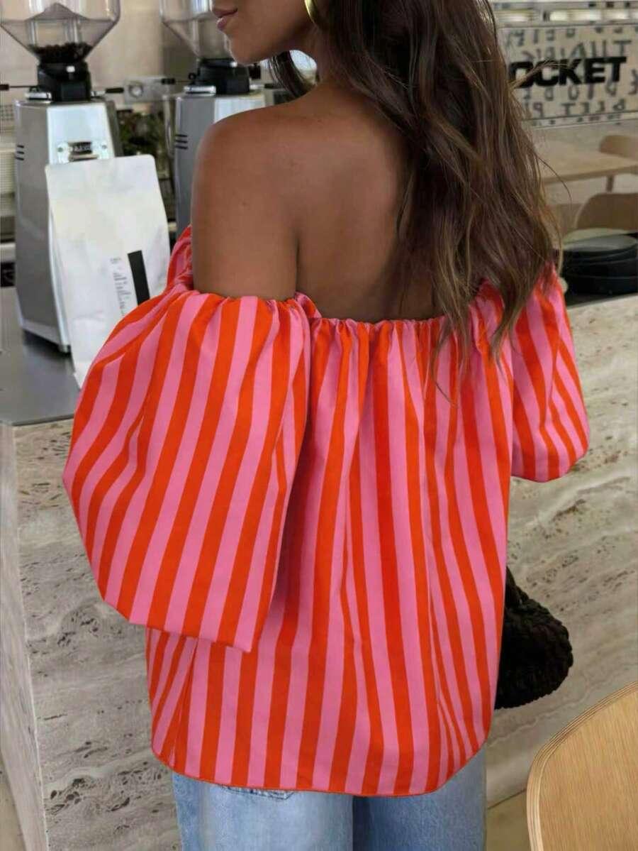 SHEIN BLUZKA ODKRYTE RAMIONA PK01__M