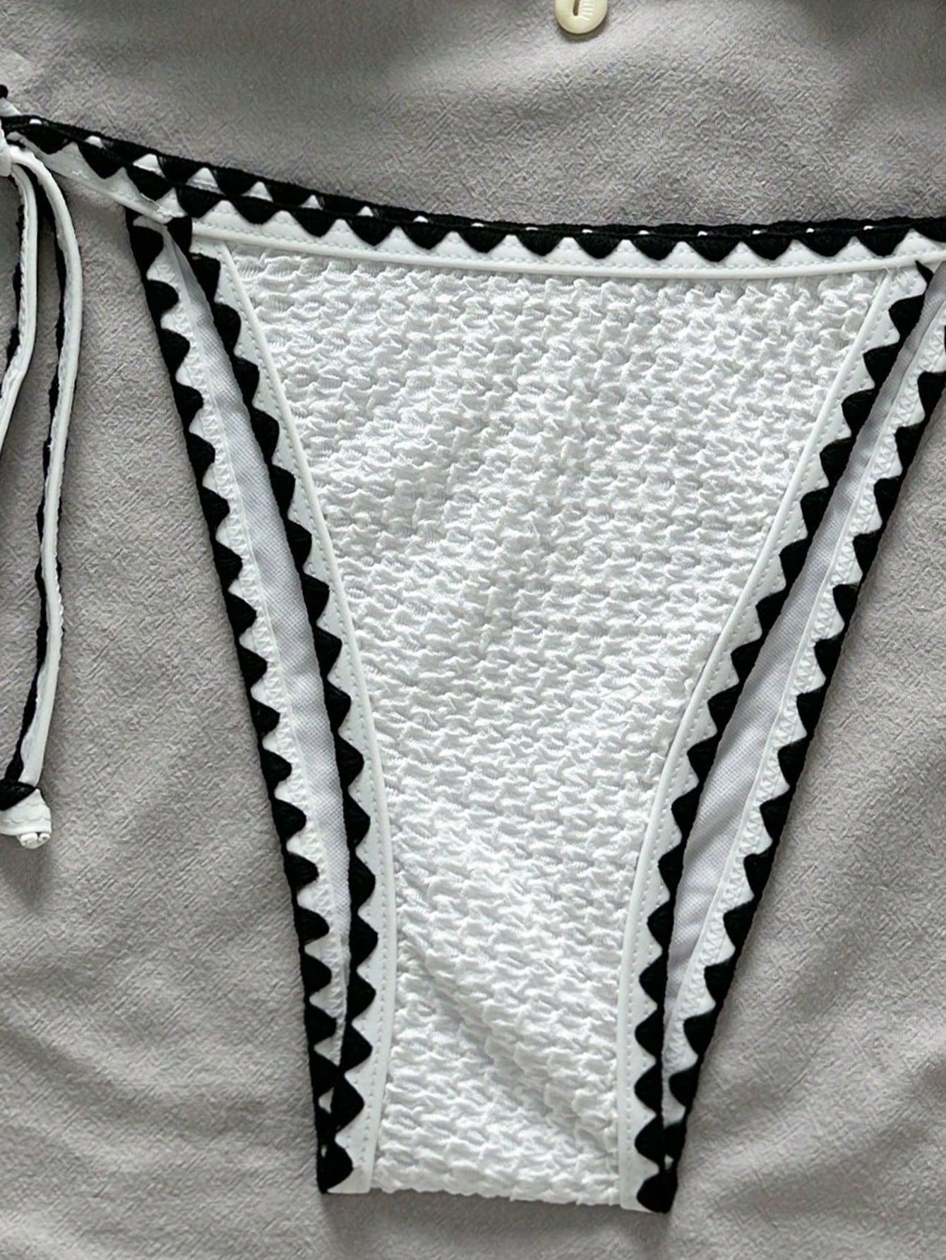 SHEIN DWUCZĘŚCIOWY STRÓJ KĄPIELOWY S09__S