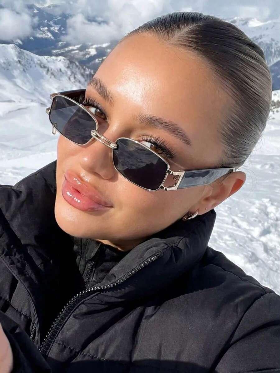SHEIN CZARNE OKULARY PRZECIWSŁONECZNE S07