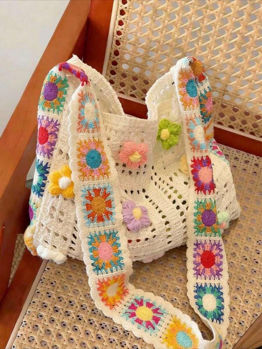 SHEIN TOREBKA NA RAMIĘ HAFT S07__28X6X30CM