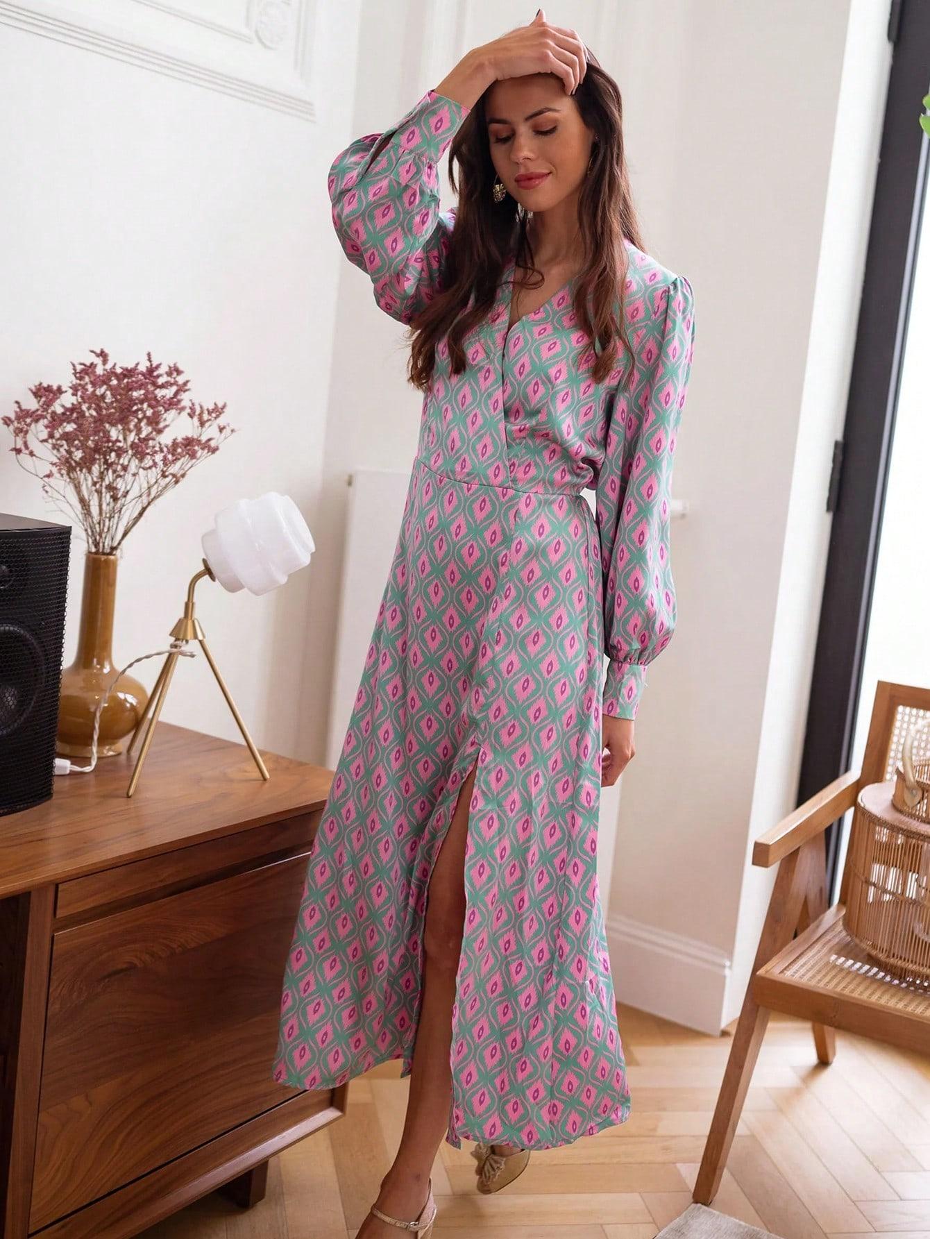 SHEIN MAXI SUKIENKA WZÓR S06__S