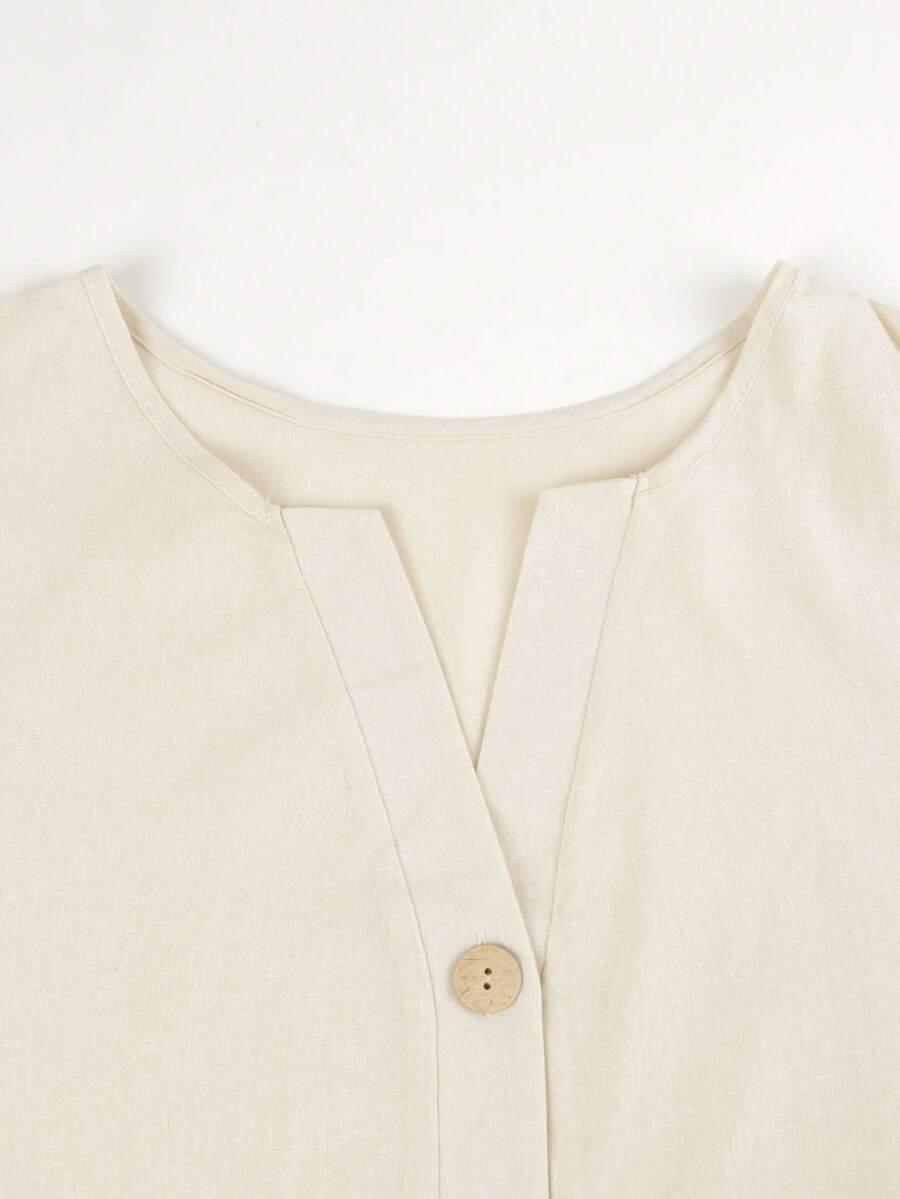 SHEIN BEŻOWA KOSZULA GUZIKI PK01__48