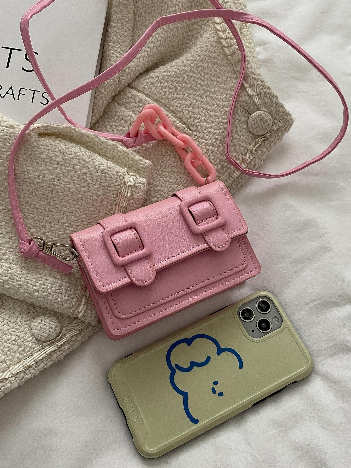 SHEIN RÓŻOWA MINI TOREBKA S07__13X8 CM